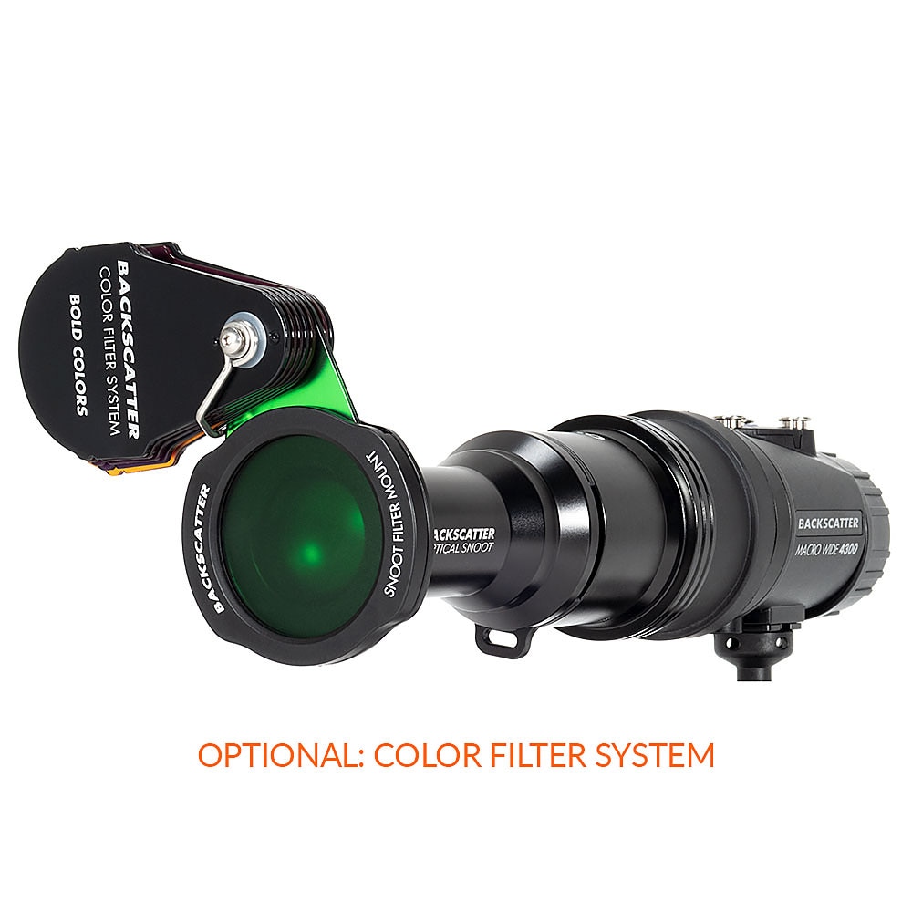 Backscatter MW-4300 & OS-1 Underwater Video Light & Snoot Package