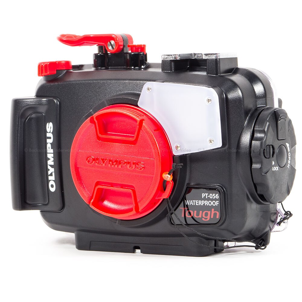 最低価格の ピッコリ OLYMPUS TG-5 RED 防水プロテクターPT-058 