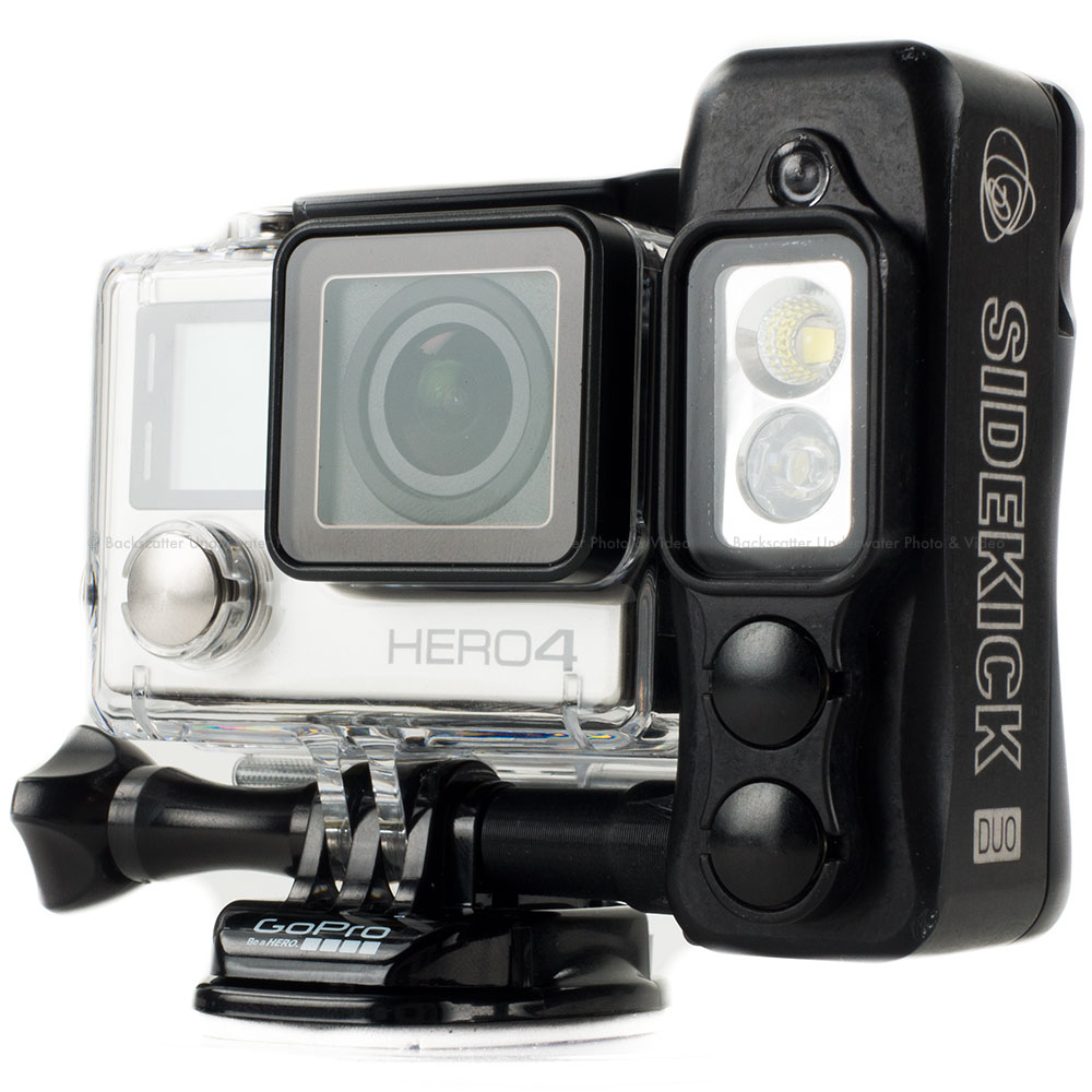 Light & Motion Sidekick GoPro Light - Black Duo - 600 flood / 400 spot