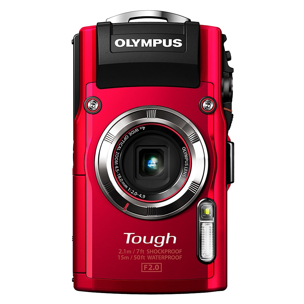 Olympus Tough TG-3 iHS Waterproof Camera - Red