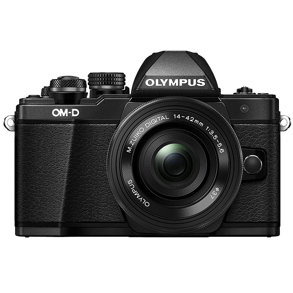 Olympus OM-D E-M10 Mark II Mirrorless Black Camera with 14-42mm EZ Lens