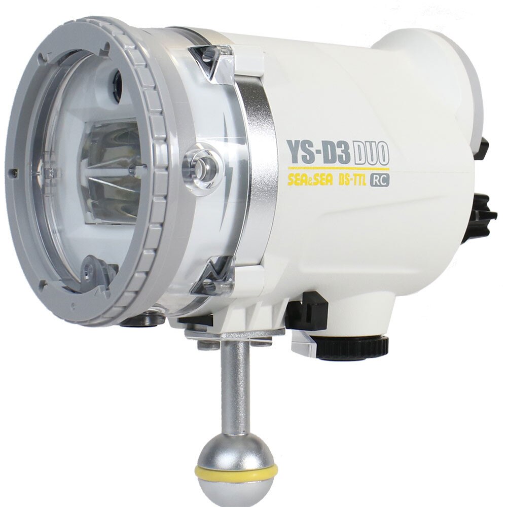 Sea & Sea YS-D3 DUO DS-TTL RC Underwater Strobe - White