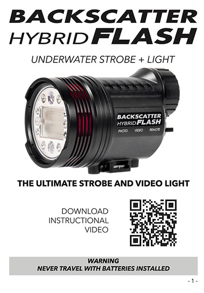 Backscatter Hybrid FLash Instruction Manual